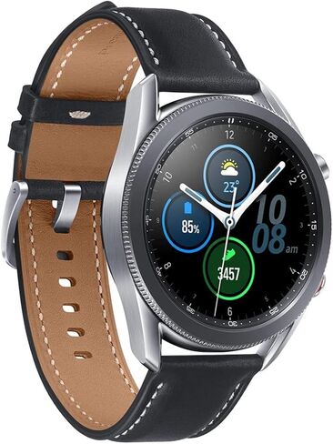 Samsung Galaxy Watch 3 (45mm, Mystic Silver) (Renewed) in Saudi Arabia
