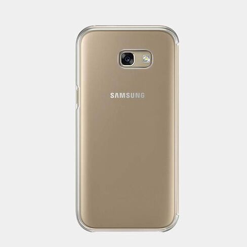 Samsung Original S View Cover for Galaxy A5 2017 - Gold in Saudi Arabia