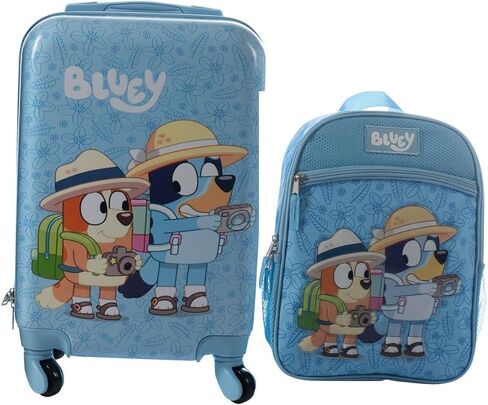 AI ACCESSORY INNOVATIONS Hello Kitty Girls Luggage and Backpack Set - 18" Luggage Suitcase With Wheels, 13.75" Backpack in Saudi Arabia