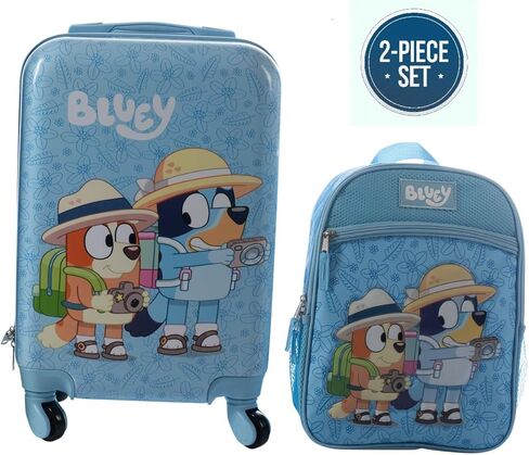 AI ACCESSORY INNOVATIONS Hello Kitty Girls Luggage and Backpack Set - 18" Luggage Suitcase With Wheels, 13.75" Backpack in Saudi Arabia