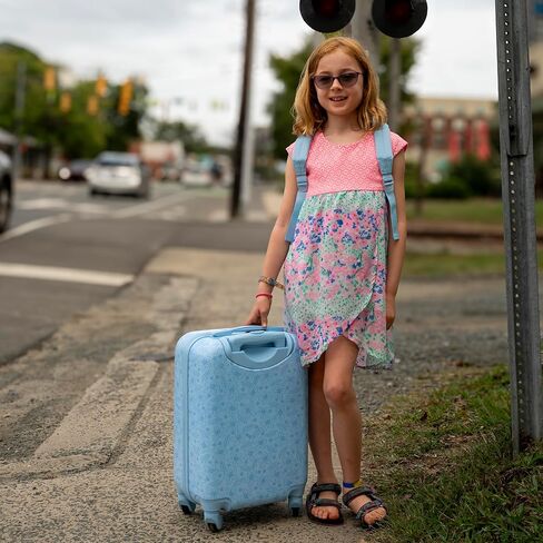 AI ACCESSORY INNOVATIONS Hello Kitty Girls Luggage and Backpack Set - 18" Luggage Suitcase With Wheels, 13.75" Backpack in Saudi Arabia