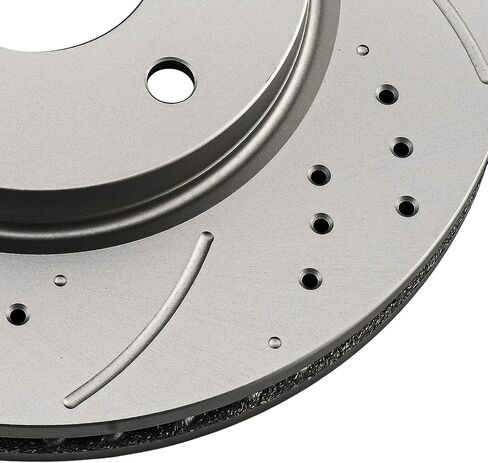 Torchbeam Front Brakes and Rotors Kit Brake Pads Brake Rotors and Pads for Dodge 2007-2012 Caliber 2.0L, Mitsubishi 2008-2016 Lancer 2.0L, Mitsubishi 2017 Lancer,Brake Rotors + Ceramic Pads Kit in Saudi Arabia