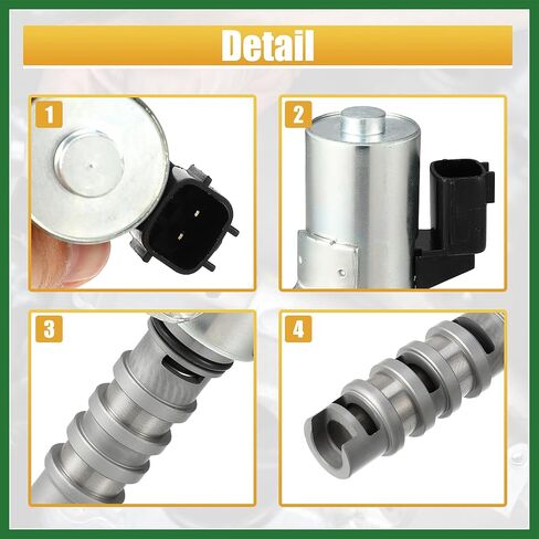 Motoforti 2 PCS متغير صمام توقيت الملف اللولبي رقم 23796-JK20B لنيسان GT-R 2016-2023 طويل الأمد in Kuwait