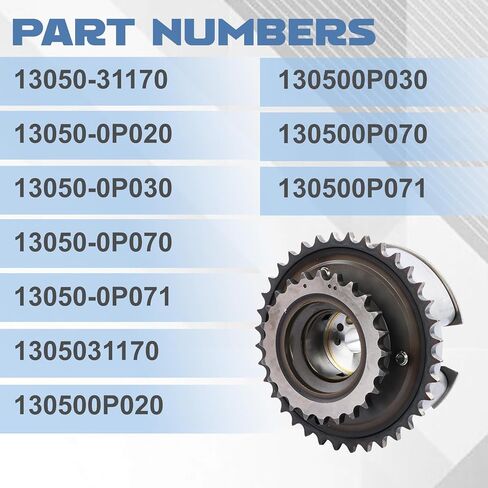 Intake Timing Camshaft Sprocket Gear 130500P030 130500P070 for Avalon RAV4 Sienna Camry Highlander ES350 RX350 3.5L in Saudi Arabia