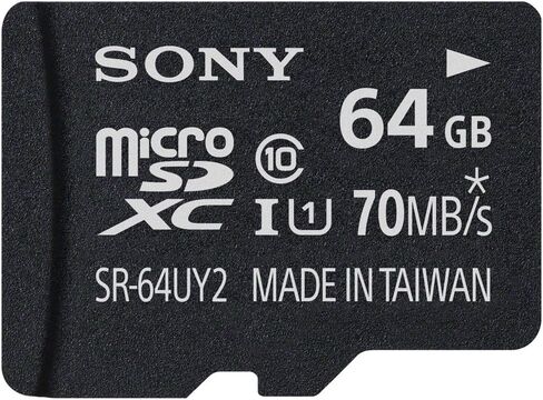 Sony 64GB Micro SDXC Class 10 UHS-1 Memory Card (SR64UY2A/TQ) in Saudi Arabia