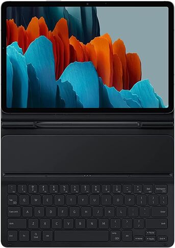 Samsung Galaxy Tab S8 / S7 Book Cover - Original Samsung Tablet Case - Black in Saudi Arabia