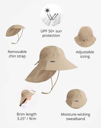 Solbari للجنسين Trekker Sun Hat Upf 50+ ، تغطية الرقبة على طراز Legionnaire ، وملاءمة خفيفة وملاءمة للتنزه والسفر in Kuwait