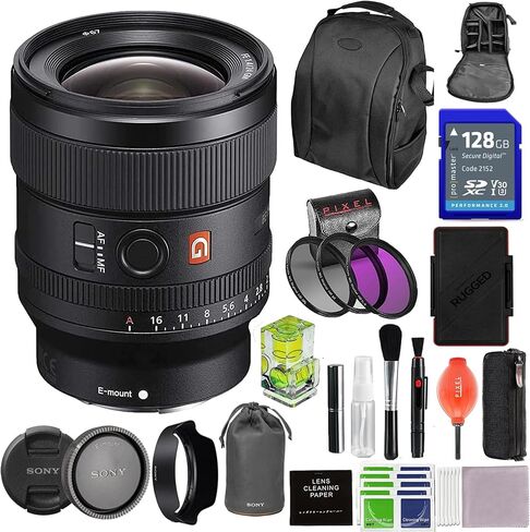 Sony FE 24mm F1.4 GM (SEL24F14GM) Camera Lens Bundle with 67MM Protection Filter + More | 24mm Sony Lens in Kuwait
