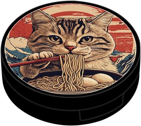 CASES CASESIONING FORNIMITION COUNTION TRAVEL KIT PORTABLE CATION CASE مع زجاجة حلول أداة مزيل مرآة مزلقة (CAT NOODLE) in Kuwait