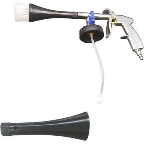 Car Cleaning Gun Kit, High-Pressure Air Blow Gun with 2 Nozzles, Car Interior Cleaning Kit, Auto Detailing Spraying Washing Gun for Car Seats, Carpets (3PCS)