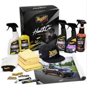 Meguiar's - TJ Hunt & Co Collection and TJ Hunt Kit, The Perfect Detailing Kit to Clean and Protect Interior and Exterior Surfaces, with Limited Hunt & Co Gear and Microfiber Accessories