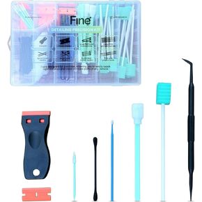 Car Cleaning Kit – Premium Car Detailing Kit for Deep Cleaning, Car Interior Cleaner Tool Set for Precision Care, Car Interior Detailing Kit for Hard-to-Access Areas – Car Accessories