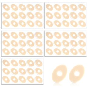 90 Pcs Corn Cushions for Feet, Corn Pads for Feet, Latex Sponge Foot Callus Pads, Self-Adhesive Foot Care, Corns Protectors and Reduce Friction