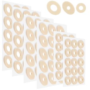 Oval Corn Cushion, 90pcs Round Soft Felt Callus Cushions Pads, Waterproof Corn Protectors, Self Stick Adhesive Foot Care Pads for Men Women Pain Relief Foot Care(Beige)