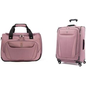 Travelpro Maxlite 5-Softside Expandable Spinner Wheel Luggage, Dusty Rose, 2-Piece Set (Tote/25)