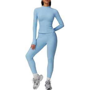 3-Piece Seamless Moisture-Wicking Workout Set for Women Fitness,Yoga Sportswear,Sportswear, Athletic Activewear