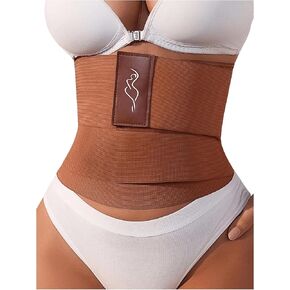 Floerns Women's Wrap Waist Trainer Belt Tummy Control Waist Cincher Workout Body Shaper