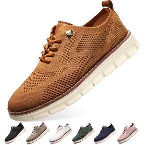 Breeze Shoes for Men,Business Casual Shoes Mens,Comfortable Breeze Urban Shoe for Men,Oxfords Mesh Dress Sneakers,Breathable Upper Wearbreeze Footwear,Lace-Up Lightweight Tennis Walking Shoe