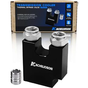 Transmission Cooler Thermal Bypass Valve,Transmission Cooler Thermostatic Bypass compatible with Dodge Ram 6.7L Cummins 13-18