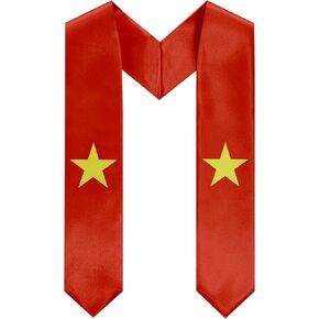 Vietnam Flag Graduation Sash Graduation Stole