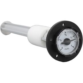 Gas Fuel Cap with Gauge,Fuel Tank Cap Gauge High Precision Display Universal Mechanical Gas Cap Gauge with for Yachts Cars Trucks Farm Vehicle(350mm)