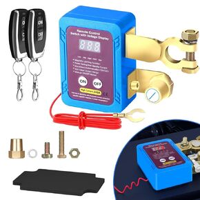 Kill Switch for Car,Remote Battery Disconnect Switch 12V 240A Smart Voltage Kill Switch for RV,ATV,Truck, Boat,Remote Battery for Car