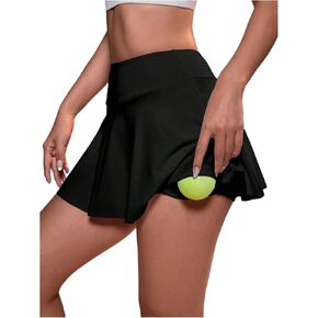 SHENHE Women's Tennis Skirt with Pocket High Waisted Athletic Workout Golf Pickleball Skort