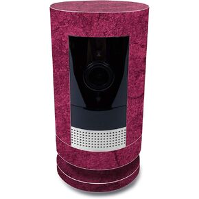 Mayyskins Skin for Ring Stick Up Cam Battery - Brown Linen | غلاف الالتفاف الواقي ، الدائم ، والفريد من نوعه | من السهل تطبيق الأنماط وإزالتها وتغييرها | صنع في الولايات المتحدة