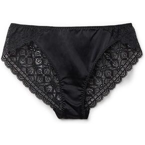 Woman's Lace and Silk Bikini Briefs