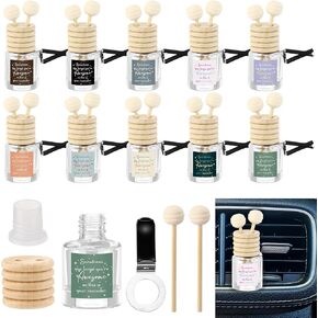 50 Pcs Employee Appreciation Gifts Bulk Empty Car Diffuser Bottles Essential Oil Air Freshener Inspirational Thank You Gifts for Graduation Hospital Staff Coworker Nurse Teachers
