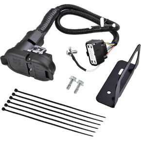 9L3Z-15A416-A Trailer Hitch Tow Wiring Connector Installation Kit Compatible with Ford F150 2009-2014 FX4 / King Ranch/Lariat/Platinum/STX/XL/XLT Replaces 9L3J-15A416-AB