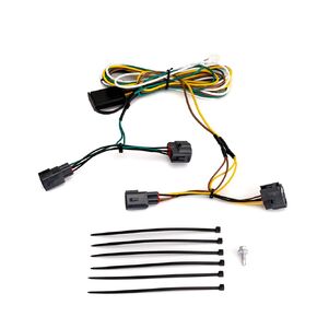 WeiSen Custom 4-Pin Trailer Wiring Harness Kit Towing Hitch Wiring Harness Compatible with Jeep Wrangler TJ 1998-2006