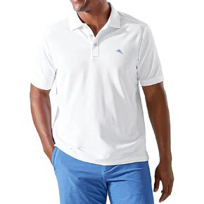 Men's Breezy Comfort Polo Shirt - Signature Hint of The Leaping Marlin Logo, Just What You Needed, 3-Day Delivery