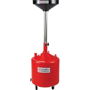 JohnDow Industries JDI-18DCP 18 Gallon Poly Portable Economy Oil Lift Drain, JDI-18DCP for Changing Oil, Adjustable Height 48 in. to 71 in, with Wheels for Easy maneuverability Around The Shop