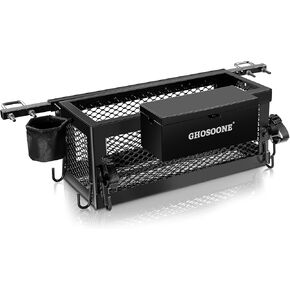 Heavy Duty Tractor Tool Box 24"x 10"x 10" Multi-Function Tractor Accessories, Suitable for Most Tractors and Zero Turn Mower