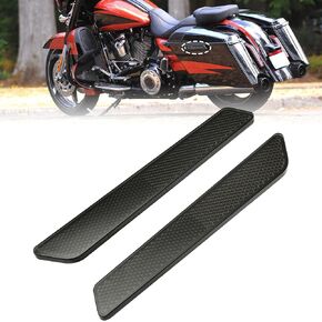 Smoked Saddlebag Reflectors for Harley CVO Road Street Glide 2023-2025, Saddle Bag Hinge Latch Cover Reflectors for FLHX FLTRX FLTRXSTSE 2024-2025 Accessories