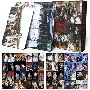 KPOPBTS Stray Kids Photocards HOP Album 55 PCS Photo Cards SKZHOP HIPTAPE 合(HOP) Lomo Cards KPOP Merch Gift for Boys and Girls Set