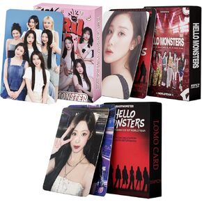 3PACK/165PCS BABYMONSTER Album Hello Monsters photocard Photo Cards Gift Lomo Cards Merch for BABYMONSTER Boys and Girls