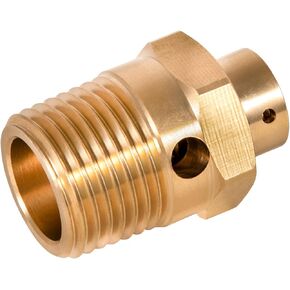 ST-4 131081 Brass 1/2" NPT Safety Pop Off Valve Fitting For Bendix Tu-Flo 550 750 Compressors Caterpillar 1245572, 124-5572 Cummins 3559097, 3403479, For Detroit Diesel 23517269,For Volvo 3969352