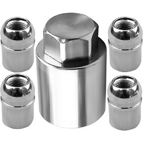 Wheel Locks Lug Nuts Fit for Honda Accord‌ 2008-2012 CR-V 2007-2013 CR-Z 2011-2013 Crosstour Insight 2010-2013 Element 2004-2011 Fit 2007-2013 Replace 08W42-SNA-101, Alloy Anti-Theft Locking Set, 4Pcs