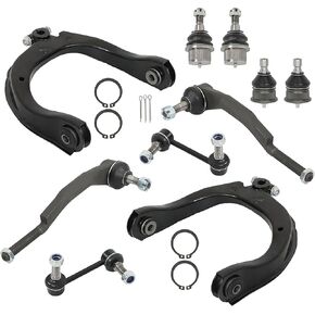 10pc Front Upper Control Arm Suspension Kit Replacement for GMC Envoy Replacement for Chevy Trailblazer 2003-2009 K640293 K640294