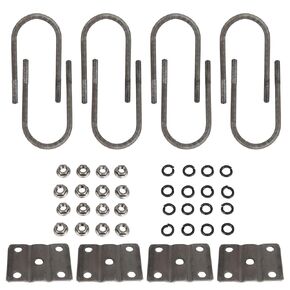 مقطورة جديدة U Kit Bolt Kit 7 بوصة محور المقطورة 3 "محور جولة 1/2" مجموعة التعليق قطرها لمقطورة القوارب مقطورة العيون مقطورة الربيع (5200-7000 رطل محاور المقطورة)