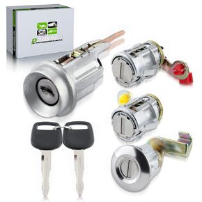 69005-35130 Ignition Switch Door Lock Cylinder with Keys Set of 4 for Toyota Pickup 1989-1995