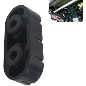 2 PCS Exhaust Muffler Hanger Insulator, Rubber Exhaust Hangers, Muffler Tailpipe Hanger Replace #15092802, Compatible with Silverado Sierra 1500 2500 3500 Yukon Tahoe Express Suburban (Black)