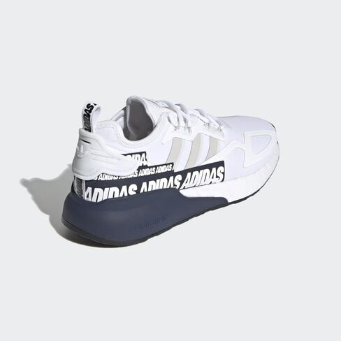 adidas mens ZX 2K Boost Casual Shoes, White-grey-collegiate Navy, 8 in Saudi Arabia