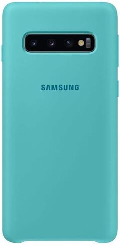 Samsung Galaxy S10 Soft Touch Silicon Cover - Official Galaxy S10 Case/Protective Phone Case with Soft Touch Silicone Finish - Black in Saudi Arabia