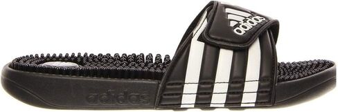 adidas Men's Adissage Slides Sandal, Black/White/Black, 13 in Kuwait