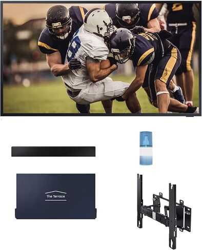 Samsung QN65LST7TA The Terrace 65" Outdoor-Optimized QLED 4K UHD Smart TV with a Complete Terrace Bundle That Includes a Soundbar, Full Motion Wall Mount, and TV Dust Cover (2020) in Saudi Arabia