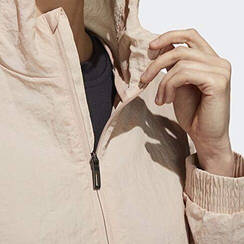 adidas x Zoe Saldana Collection Women's Windbreaker Jacket Women's, Beige, Size in Saudi Arabia