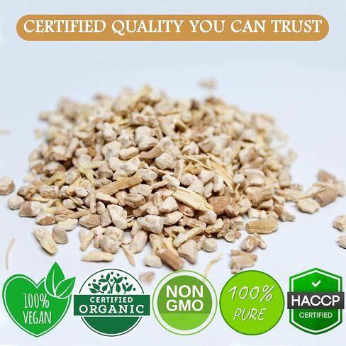 Cure wid Pure Certified Organic Ashwagandha Root Powder – 8oz/ 0.5Lb Non-GMO,Raw & Additives-Free Lab Tested Ashwagandha Powder Organic – Ayurvedic Adaptogenic Herbal Supplement in Eco-Friendly Bag in Kuwait